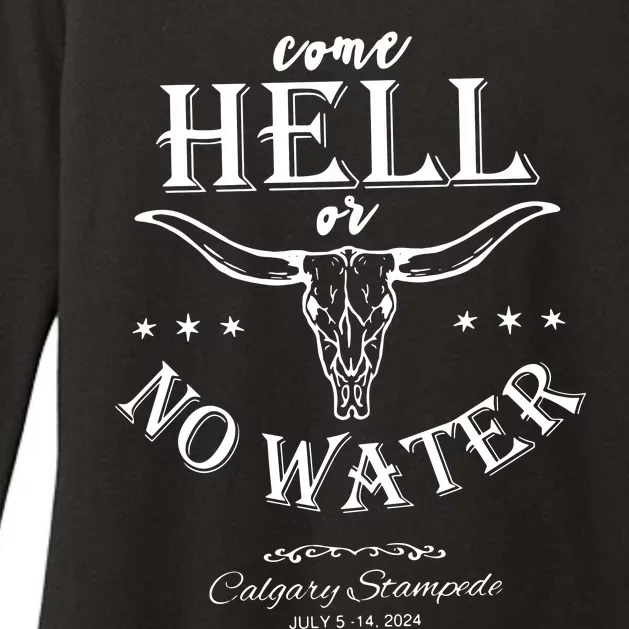 Come Hell Or No Water Womens CVC Long Sleeve Shirt