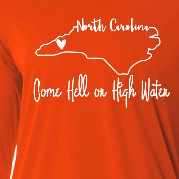 Come Hell Or High Water Hurricane Motivational Appalachia Cooling Performance Long Sleeve Crew