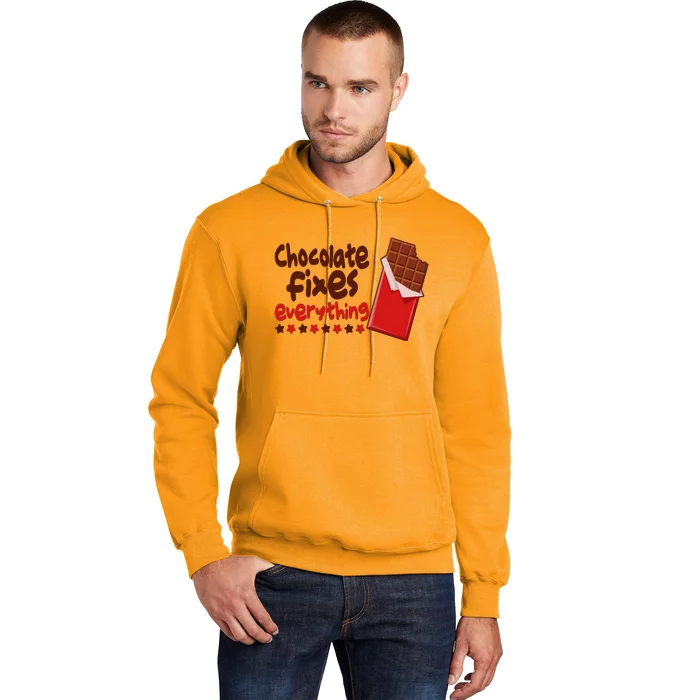 Chocolate Fixes Everything Chocolate Candy Bar Hoodie