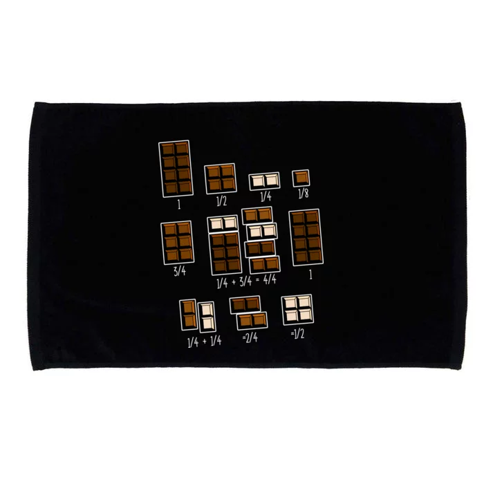 Chocolate Fractions Microfiber Hand Towel