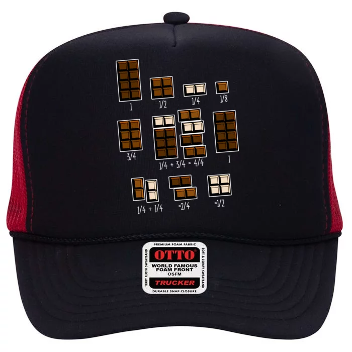 Chocolate Fractions High Crown Mesh Trucker Hat