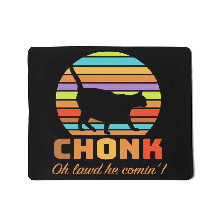 Chonk Scale Cat Meme Mousepad