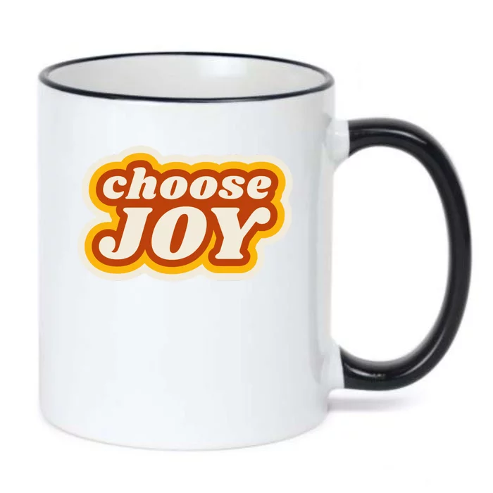 Choose Joy Black Color Changing Mug