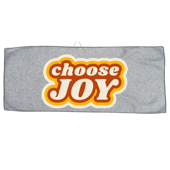 Choose Joy Large Microfiber Waffle Golf Towel