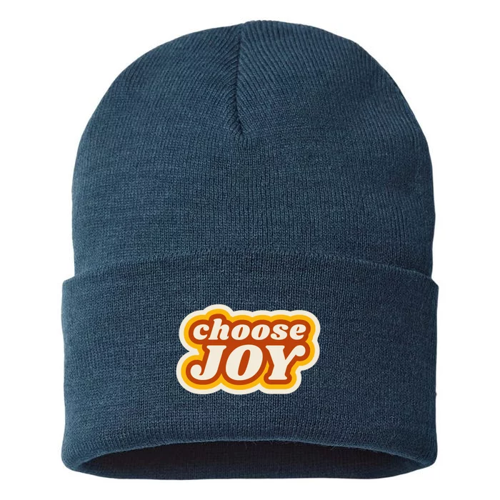 Choose Joy Sustainable Knit Beanie