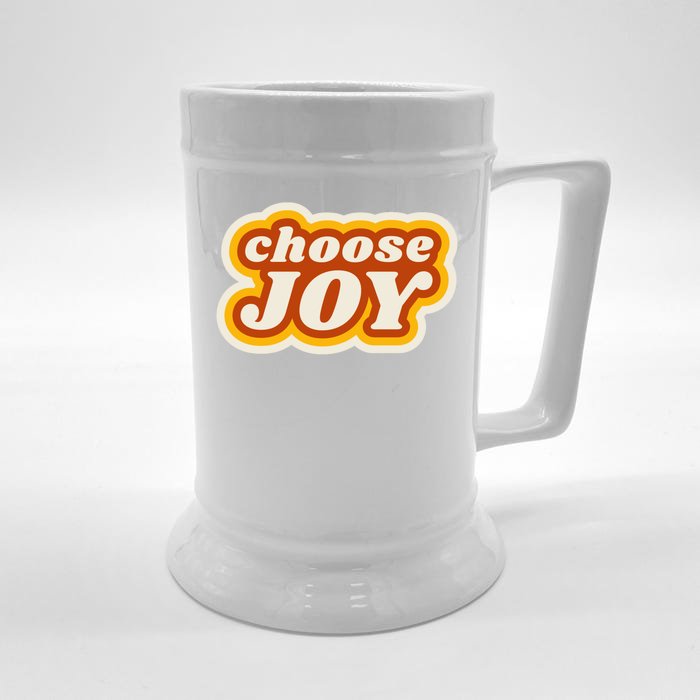 Choose Joy Front & Back Beer Stein