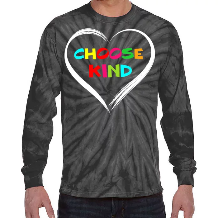 Choose Kind Tie-Dye Long Sleeve Shirt