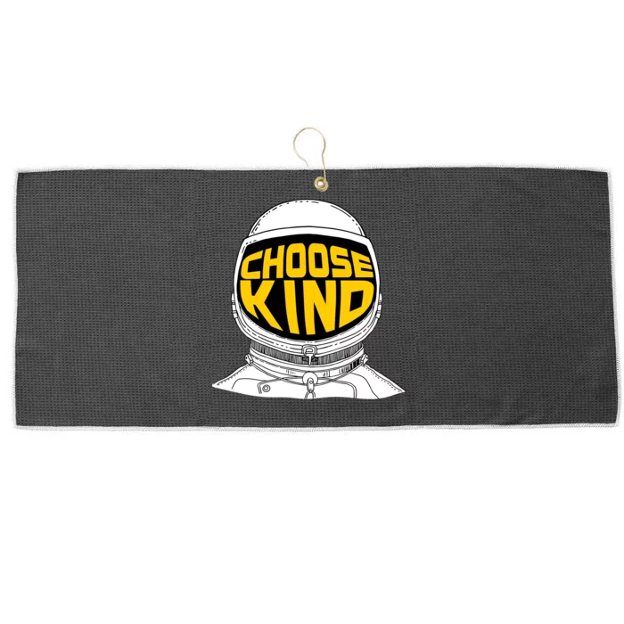 Choose Kind Astronaut Helmet Anti Bullying Message Large Microfiber Waffle Golf Towel