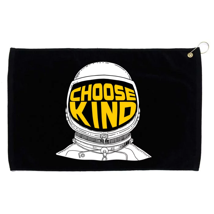 Choose Kind Astronaut Helmet Anti Bullying Message Grommeted Golf Towel