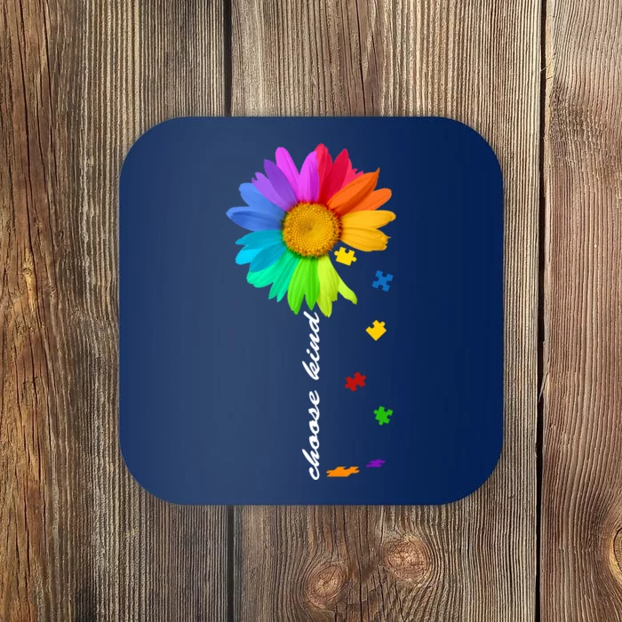 Choose Kind Autism Awareness Coaster