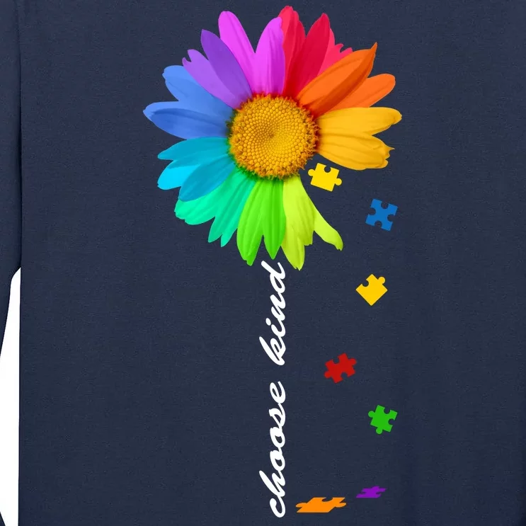 Choose Kind Autism Awareness Tall Long Sleeve T-Shirt