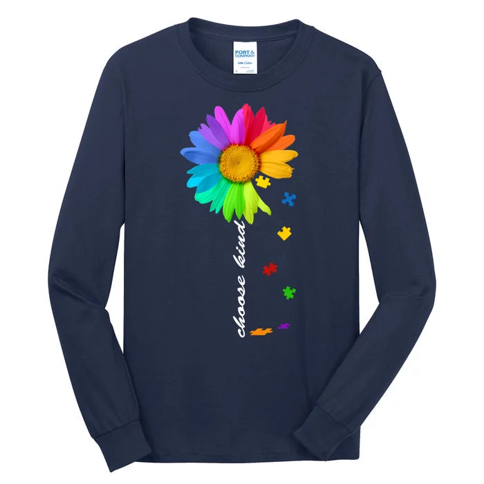 Choose Kind Autism Awareness Tall Long Sleeve T-Shirt