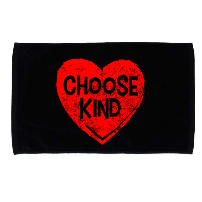 Choose Kind Distressed Heart Anti-Bullying Microfiber Hand Towel