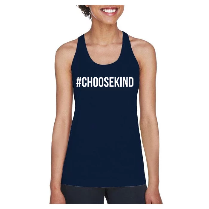 Choose Kind Hashtag #Choosekind Anti Bullying Women's Racerback Tank