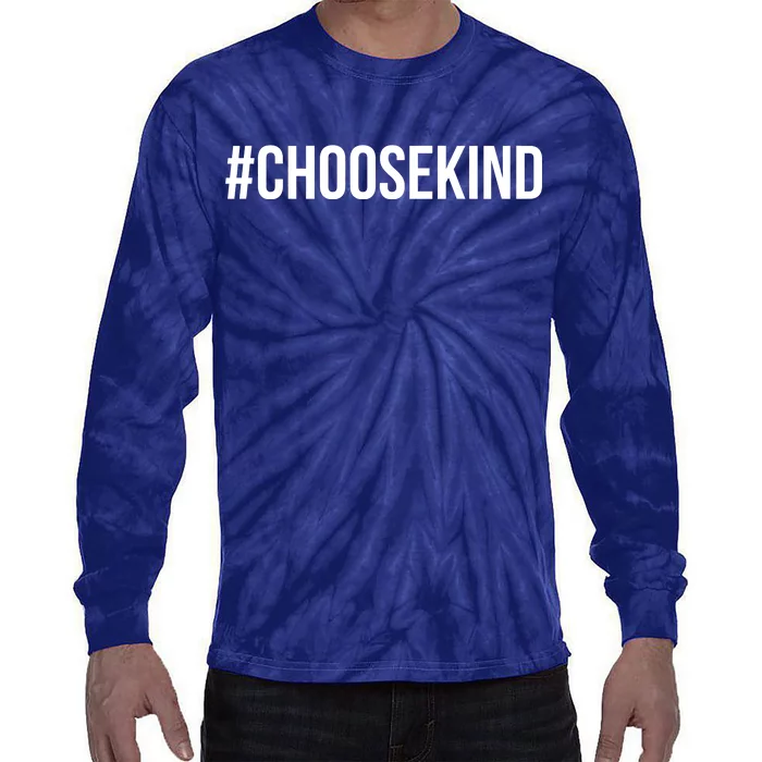 Choose Kind Hashtag #Choosekind Anti Bullying Tie-Dye Long Sleeve Shirt