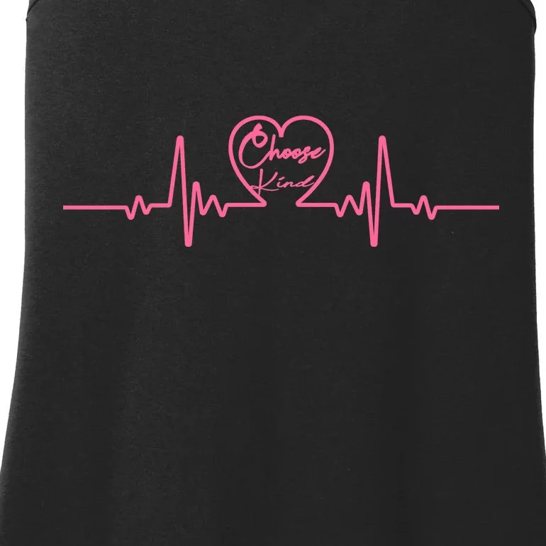 Choose Kind kidness Anti Bullying Heart Ladies Essential Tank