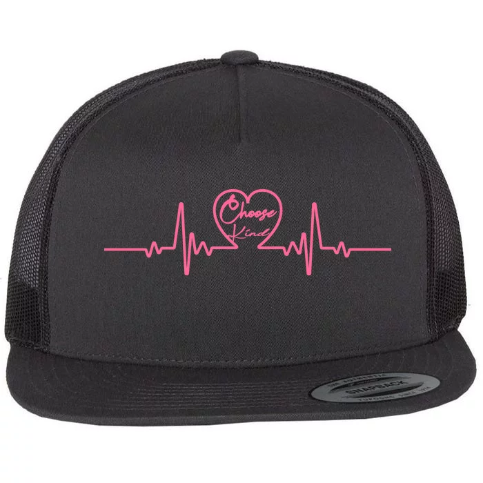 Choose Kind kidness Anti Bullying Heart Flat Bill Trucker Hat