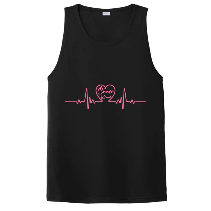 Choose Kind kidness Anti Bullying Heart Performance Tank