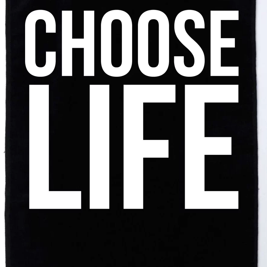 Choose Life Platinum Collection Golf Towel