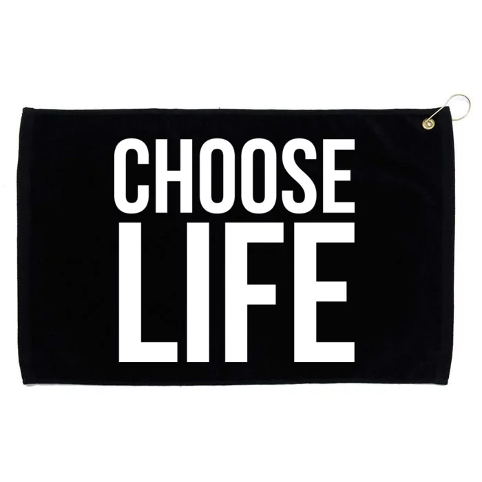 Choose Life Grommeted Golf Towel