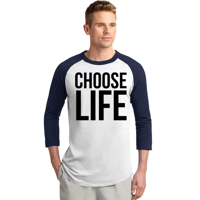 Choose Life Baseball Sleeve Shirt