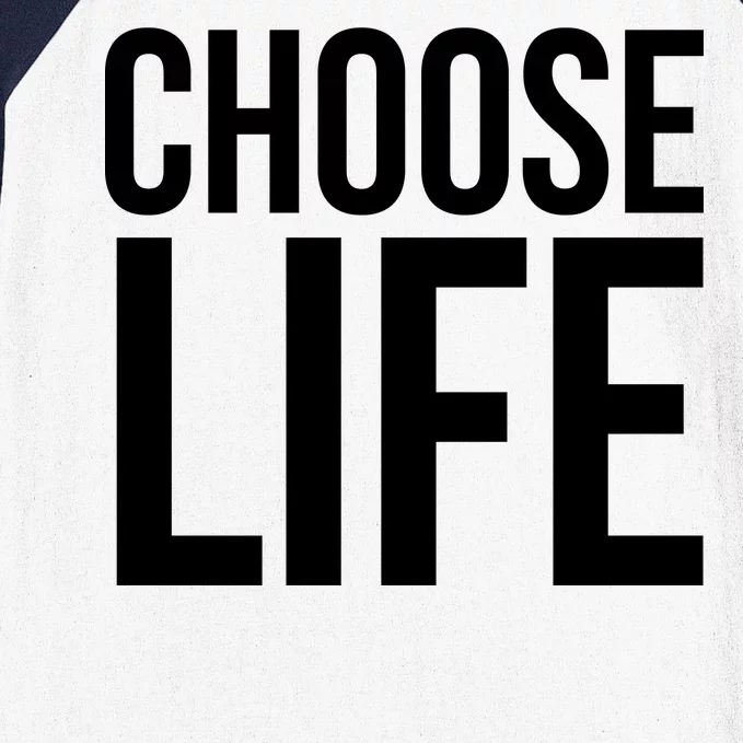 Choose Life Baseball Sleeve Shirt