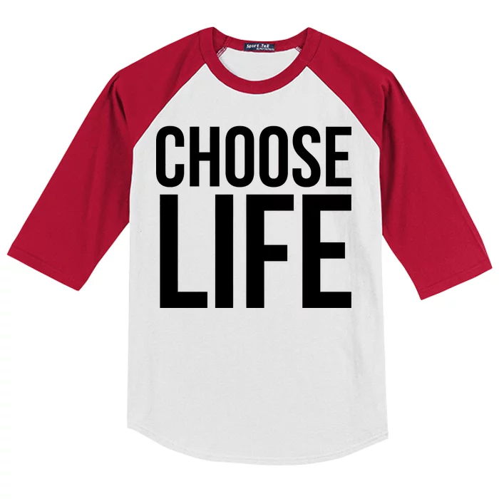 Choose Life Kids Colorblock Raglan Jersey