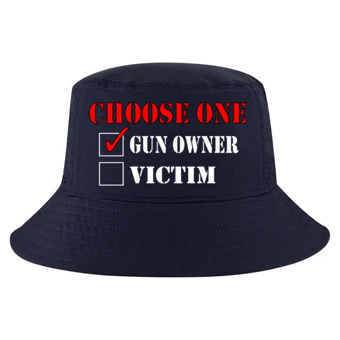 Choose One Gun Owner Victim Cool Comfort Performance Bucket Hat