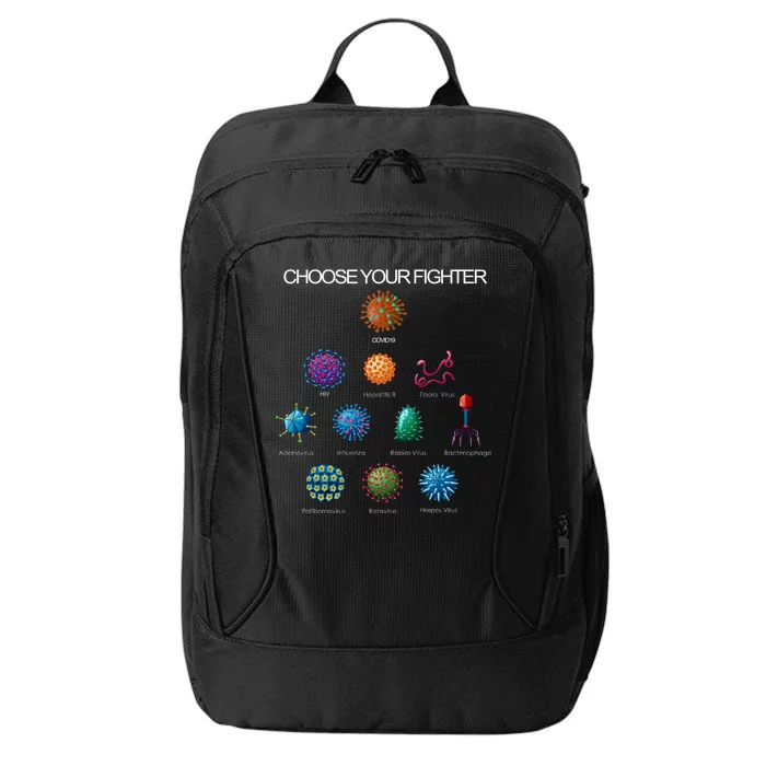 Choose Your Fighter Virus Flu Pandemic City Backpack