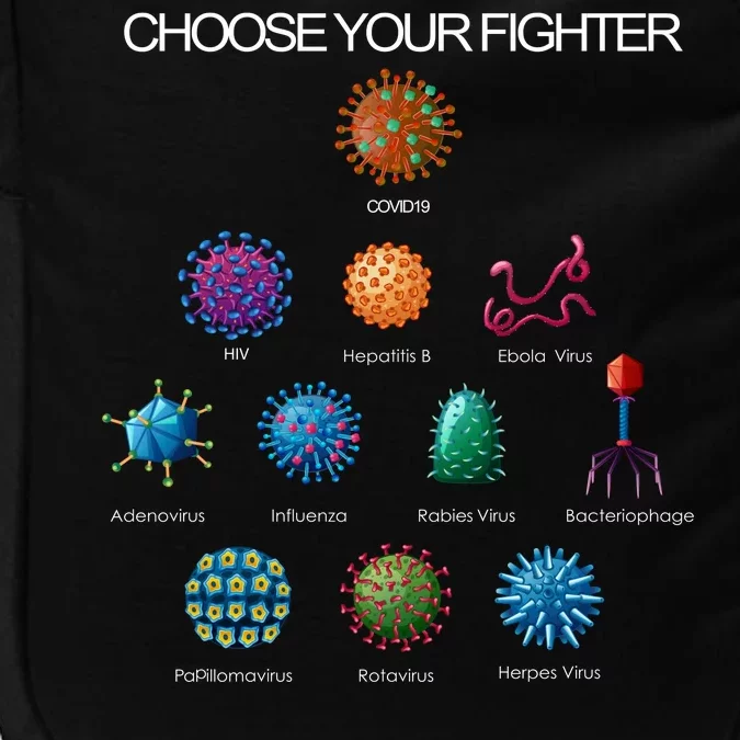 Choose Your Fighter Virus Flu Pandemic Impact Tech Backpack