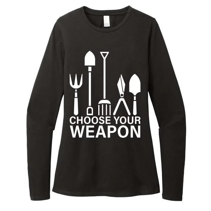 Choose Your Weapons Gardening Tools Womens CVC Long Sleeve Shirt