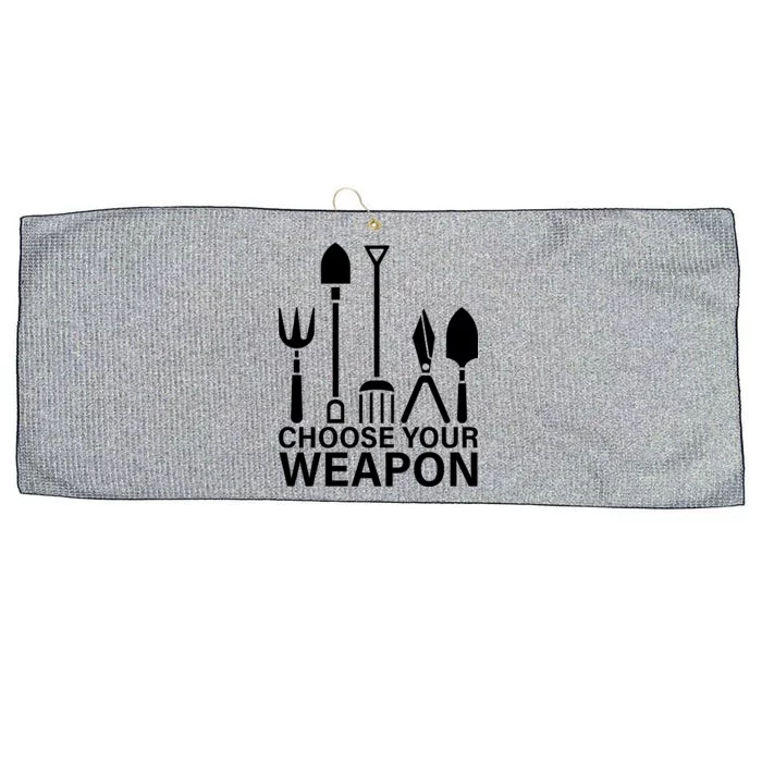 Choose Your Weapons Gardening Tools Large Microfiber Waffle Golf Towel