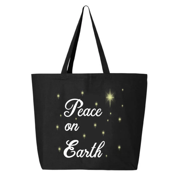 Christmas Holiday Peace On Earth 25L Jumbo Tote