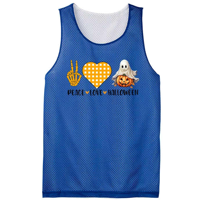 Cute Halloween Peace Love And Gnome Fall Gift Mesh Reversible Basketball Jersey Tank