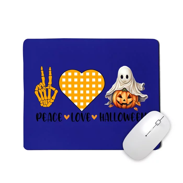 Cute Halloween Peace Love And Gnome Fall Gift Mousepad