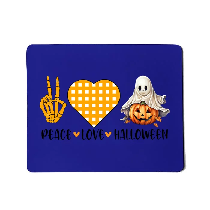 Cute Halloween Peace Love And Gnome Fall Gift Mousepad