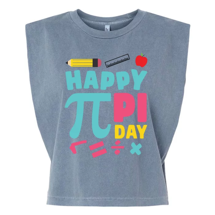 Cool Happy Pi Day Garment-Dyed Women's Muscle Tee