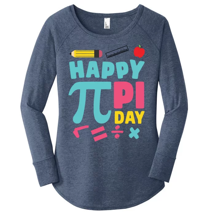 Cool Happy Pi Day Women's Perfect Tri Tunic Long Sleeve Shirt