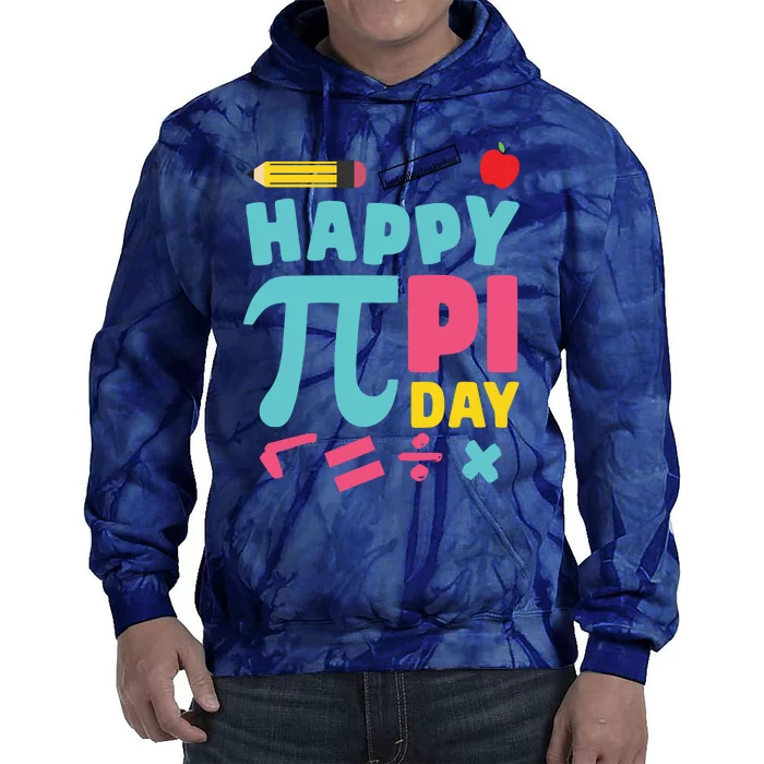 Cool Happy Pi Day Tie Dye Hoodie