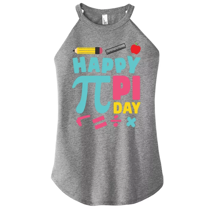 Cool Happy Pi Day Women’s Perfect Tri Rocker Tank