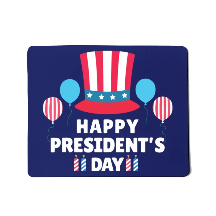 Cute Happy Presidents Day American Colors Patriots Gift Mousepad