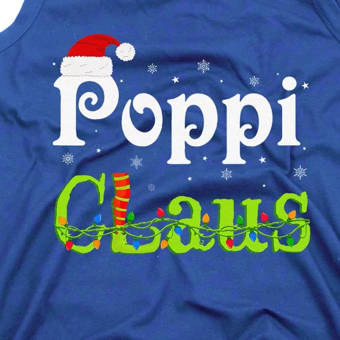 Christmas Holiday Party Poppi Claus Family Matching Pajamas Tank Top