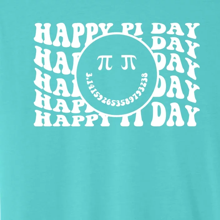 Cool Happy Pi Day Smiley Face ChromaSoft Performance T-Shirt