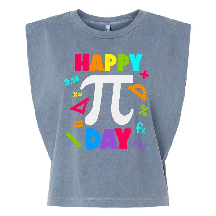 Cool Happy Pi Day Garment-Dyed Women's Muscle Tee