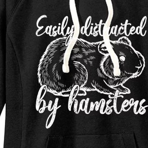 Cute Hamster Pet Gift Funny Hamster Gift Women's Fleece Hoodie