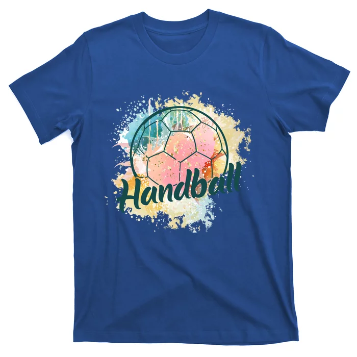 Colorful Handball Player Sport Ball Handball Gift T-Shirt