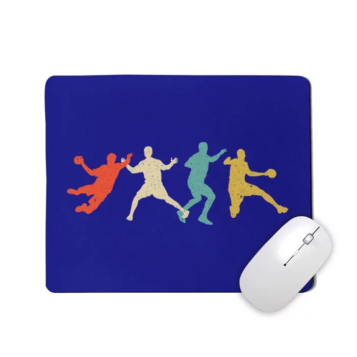 Colorful Handball Players Handball Team Handball Gift Mousepad