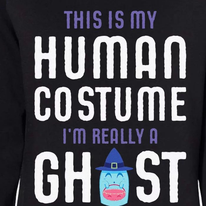 Cute Halloween Party Costume Gift Idea Spooky Ghost Womens California Wash Sweatshirt