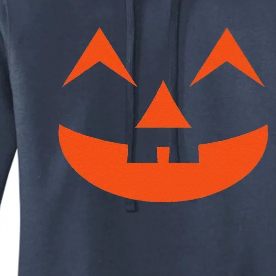 Creepy Halloween Pumpkin Face Halloween Jack O Lanterns Women's Pullover Hoodie