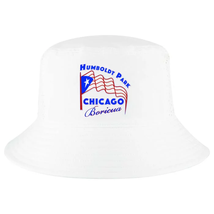 Chicago Humboldt Park Neighborhood Design Puerto Rican Cool Comfort Performance Bucket Hat